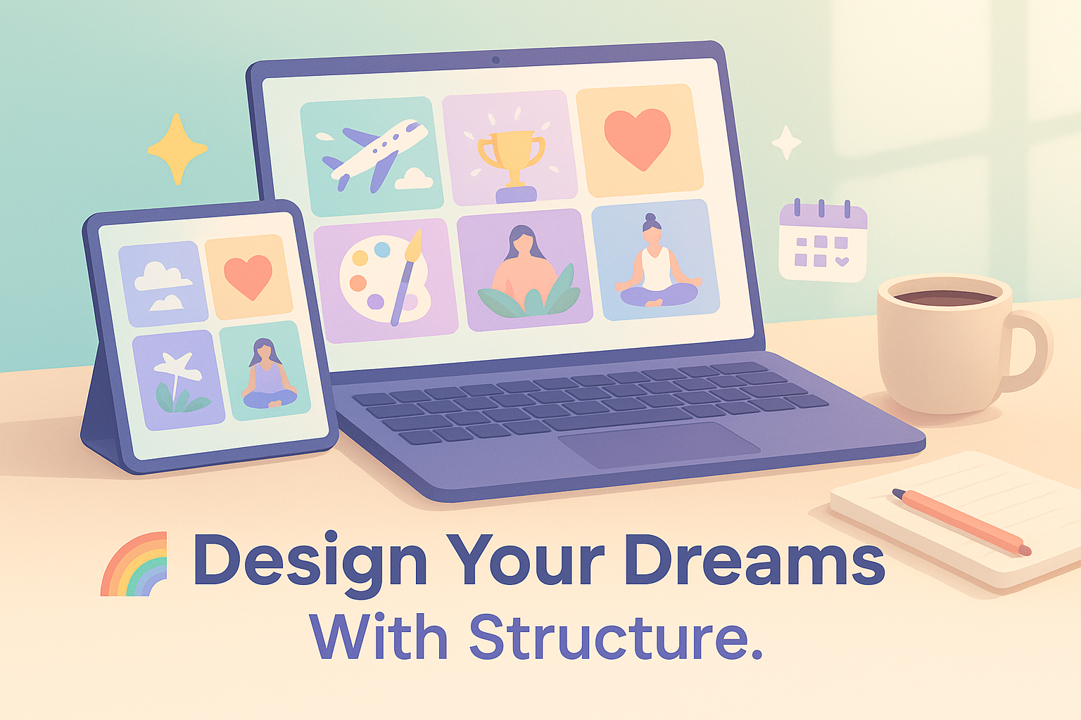 The Caliope Digital Vision Board Kit