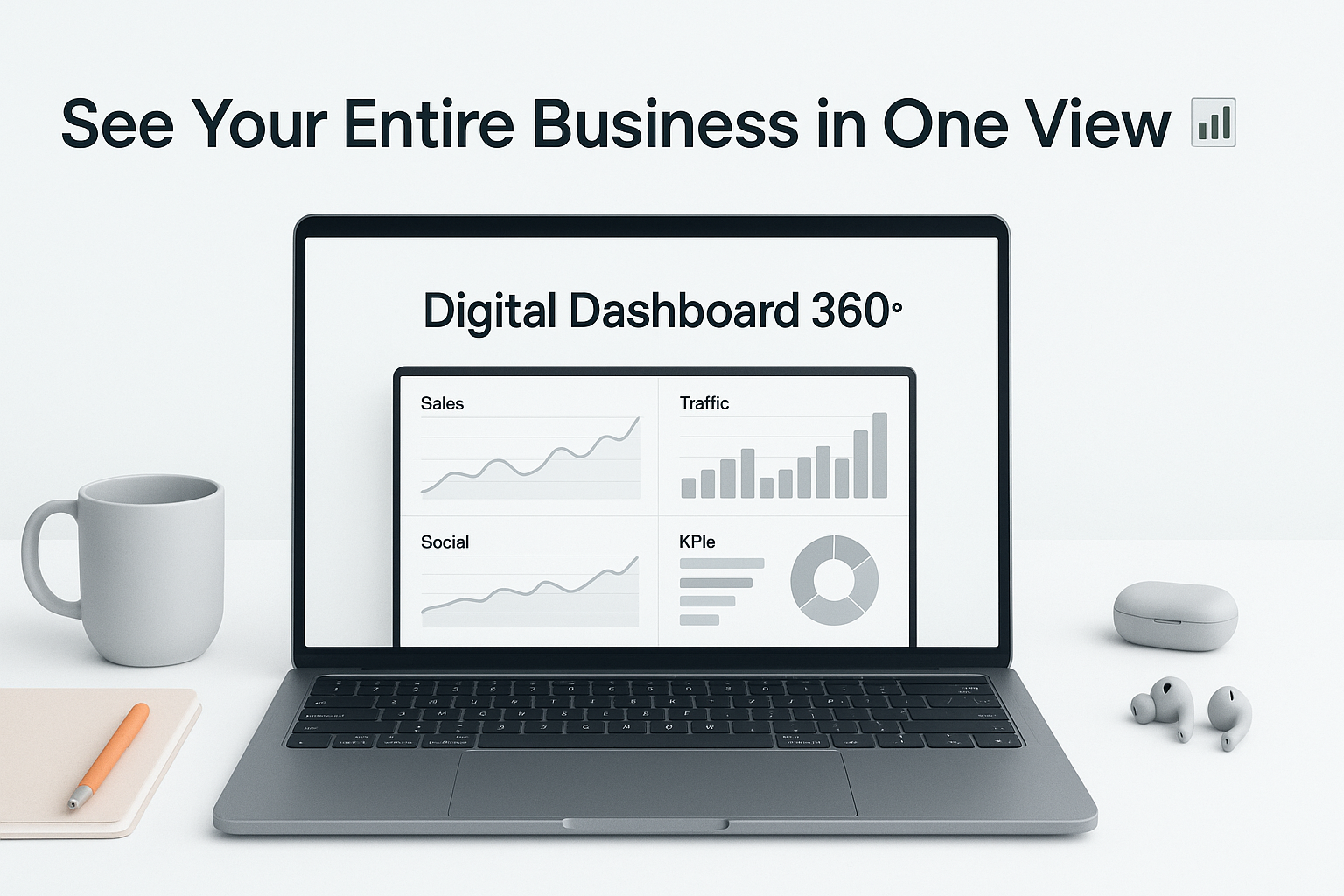 Digital Dashboard 360° (All-in-One Metrics Tracker)
