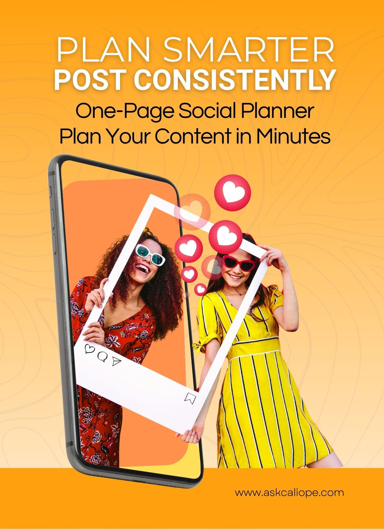 One-Page Social Planner Plan Your Content in Minutes