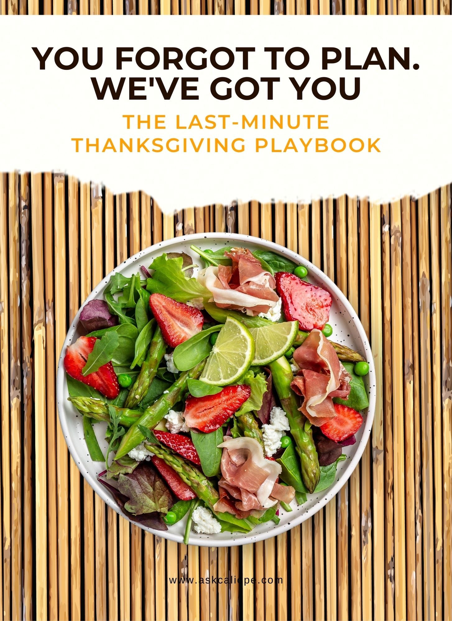 The Last-Minute Thanksgiving Playbook