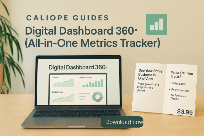 Digital Dashboard 360° (All-in-One Metrics Tracker)